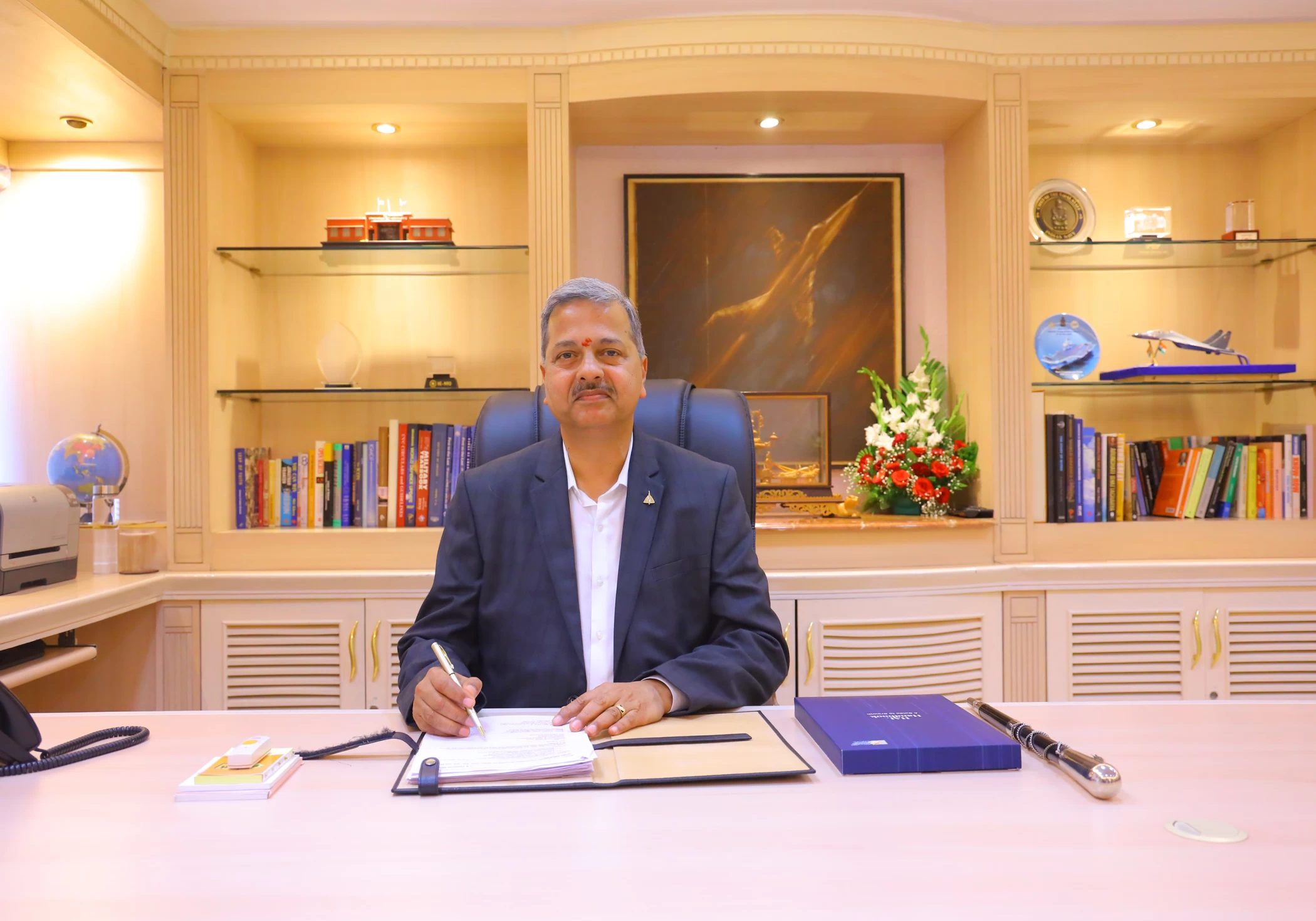 Dr D K Sunil assumes additional charge as CMD of HAL